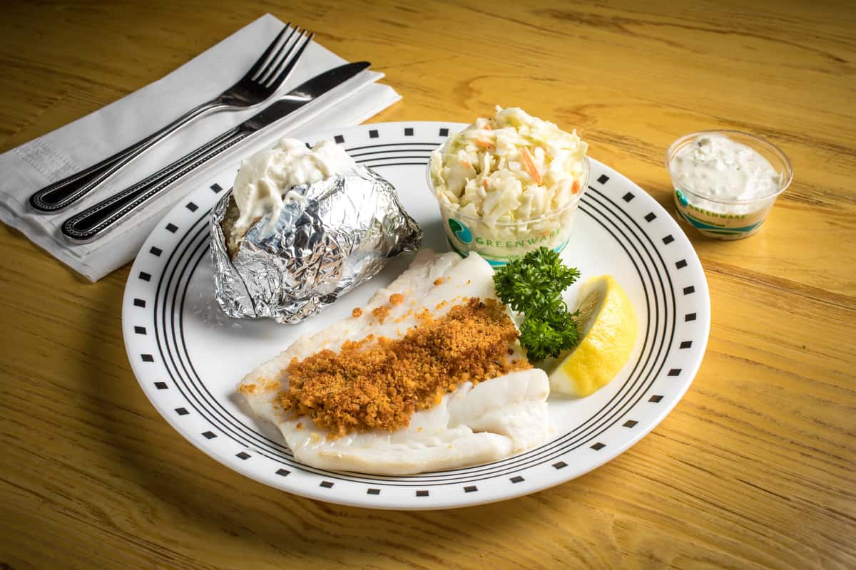 Sam's baked haddock could also be considered "scrod." But we know it's haddock, so we don't call it that.