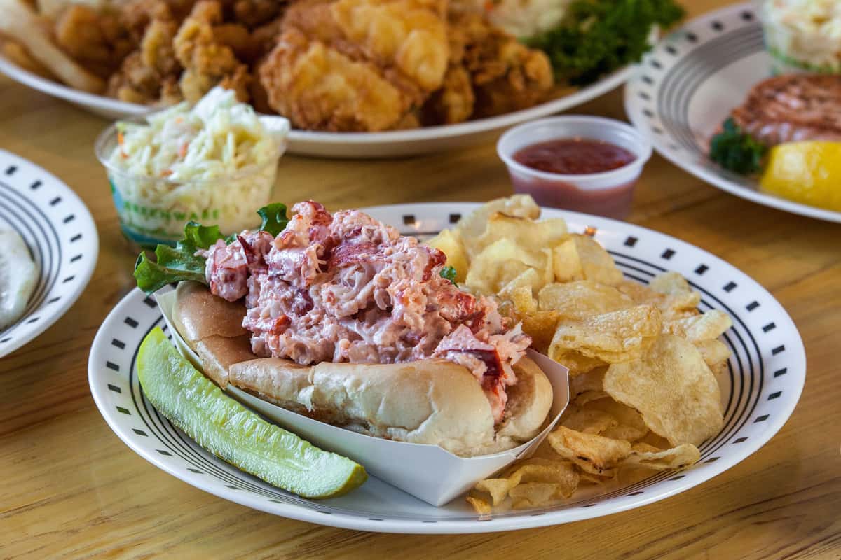 Sam's Famous Lobster Roll - Main Menu - Seafood Sam's, Cape Cod, MA