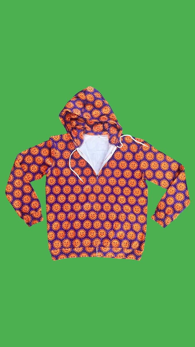 HeadWest AllOver Logo Zipup Hoodie