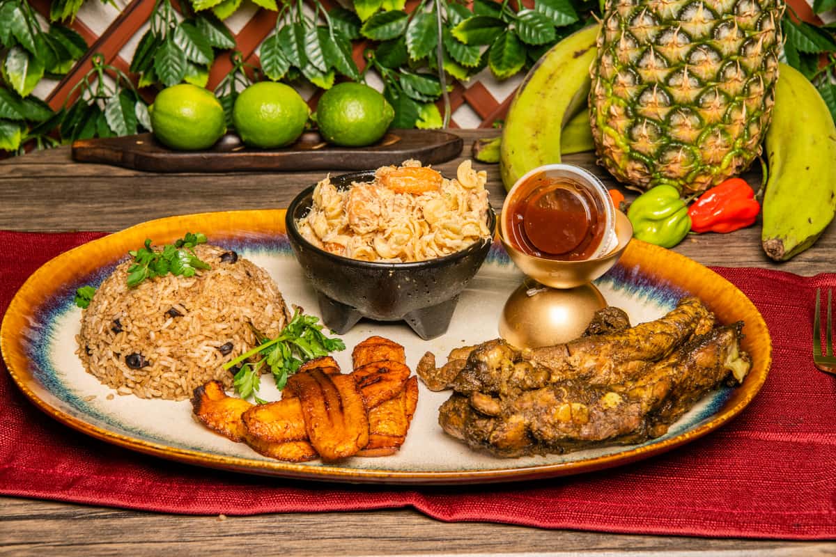 spread of caribbean food