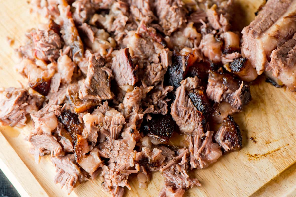 Chopped up BBQ