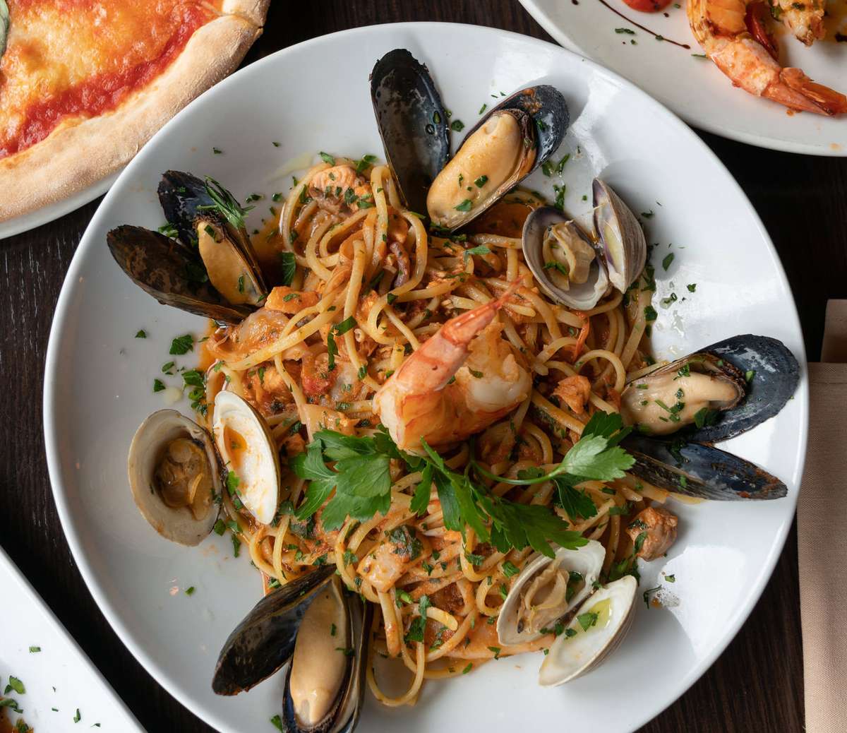 Seafood pasta