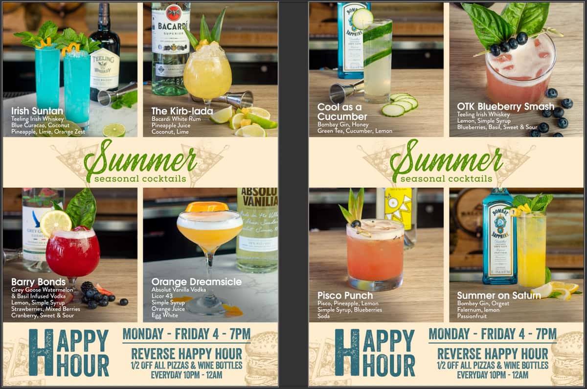 Summer Seasonal Cocktail Tasting