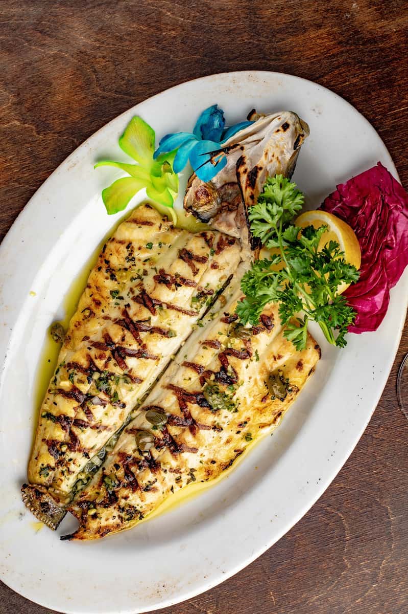 Grilled Whole Branzino