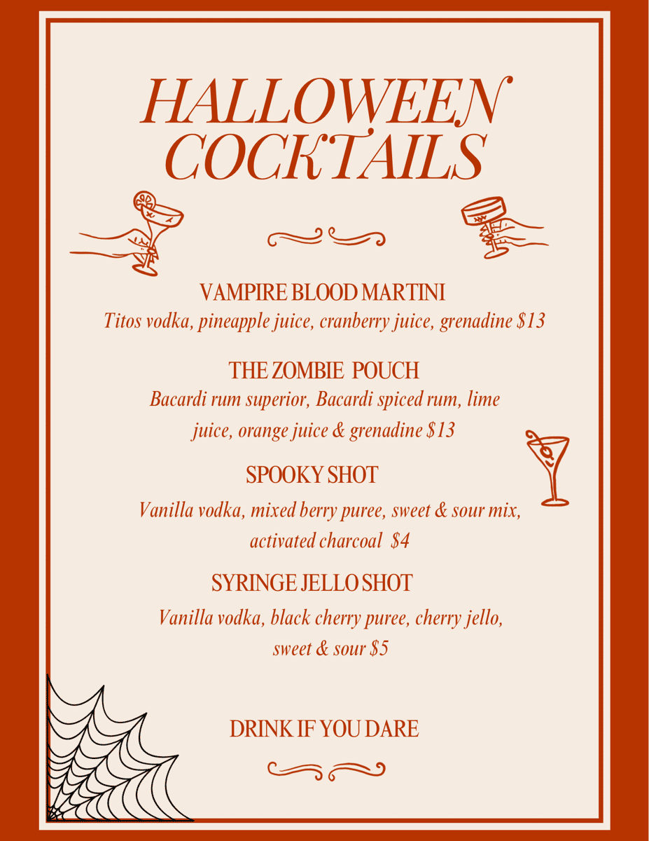 Halloween cocktails