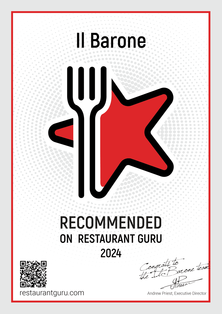 Restaurant Guru Certificate