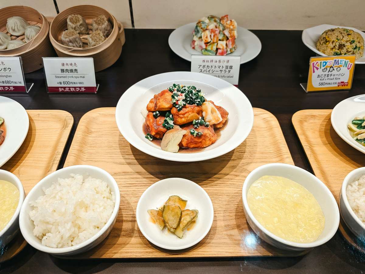 A Japanese spread made specially for a catering function