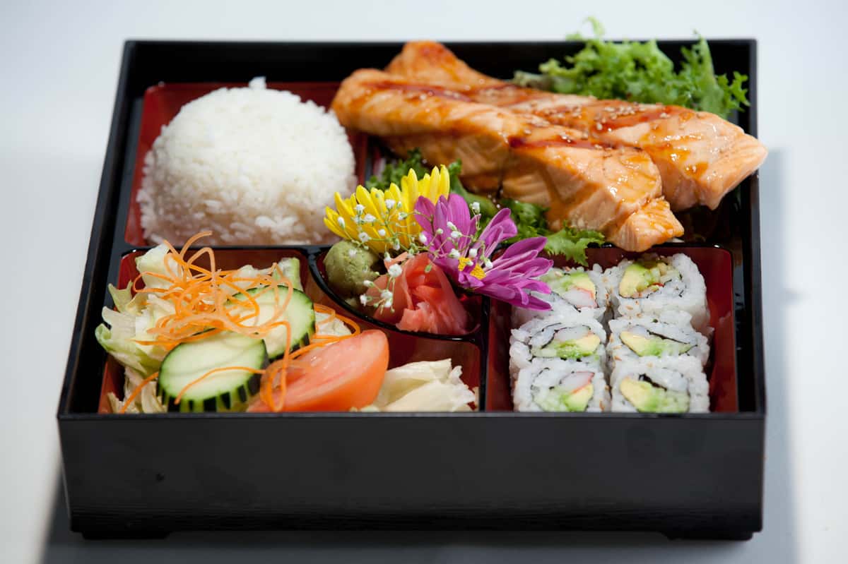 tray of sushi
