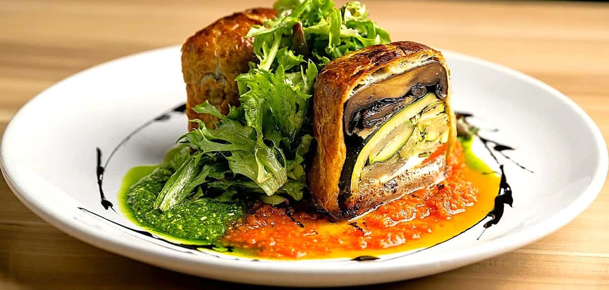 Vegetable wellington