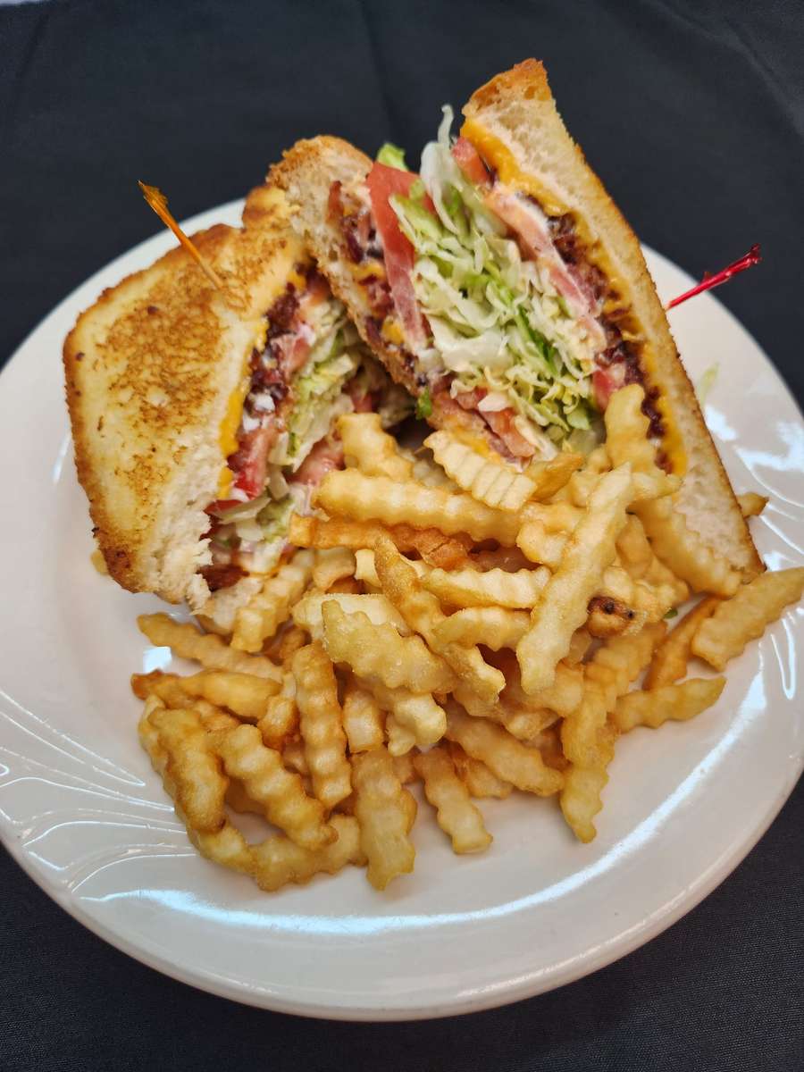sandwich & fries