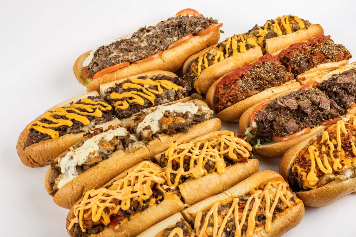 Variety of Hoagies