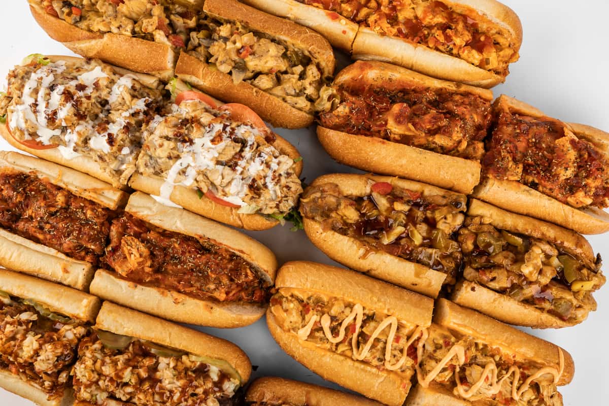 Variety of Hoagies
