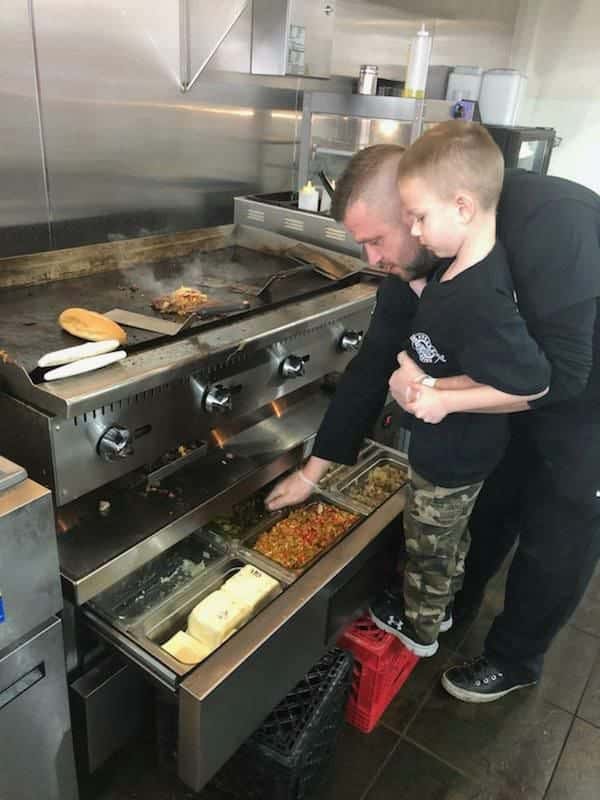 the grill