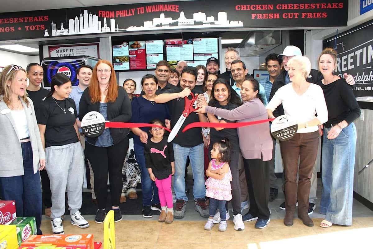 Waunakee ribbon cutting ceremony