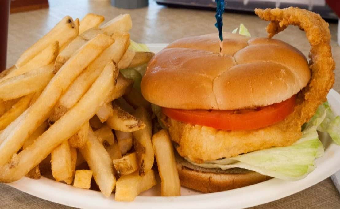 "Big Catch" (Fried Haddock) Food Menu The Beach Plum Seafood