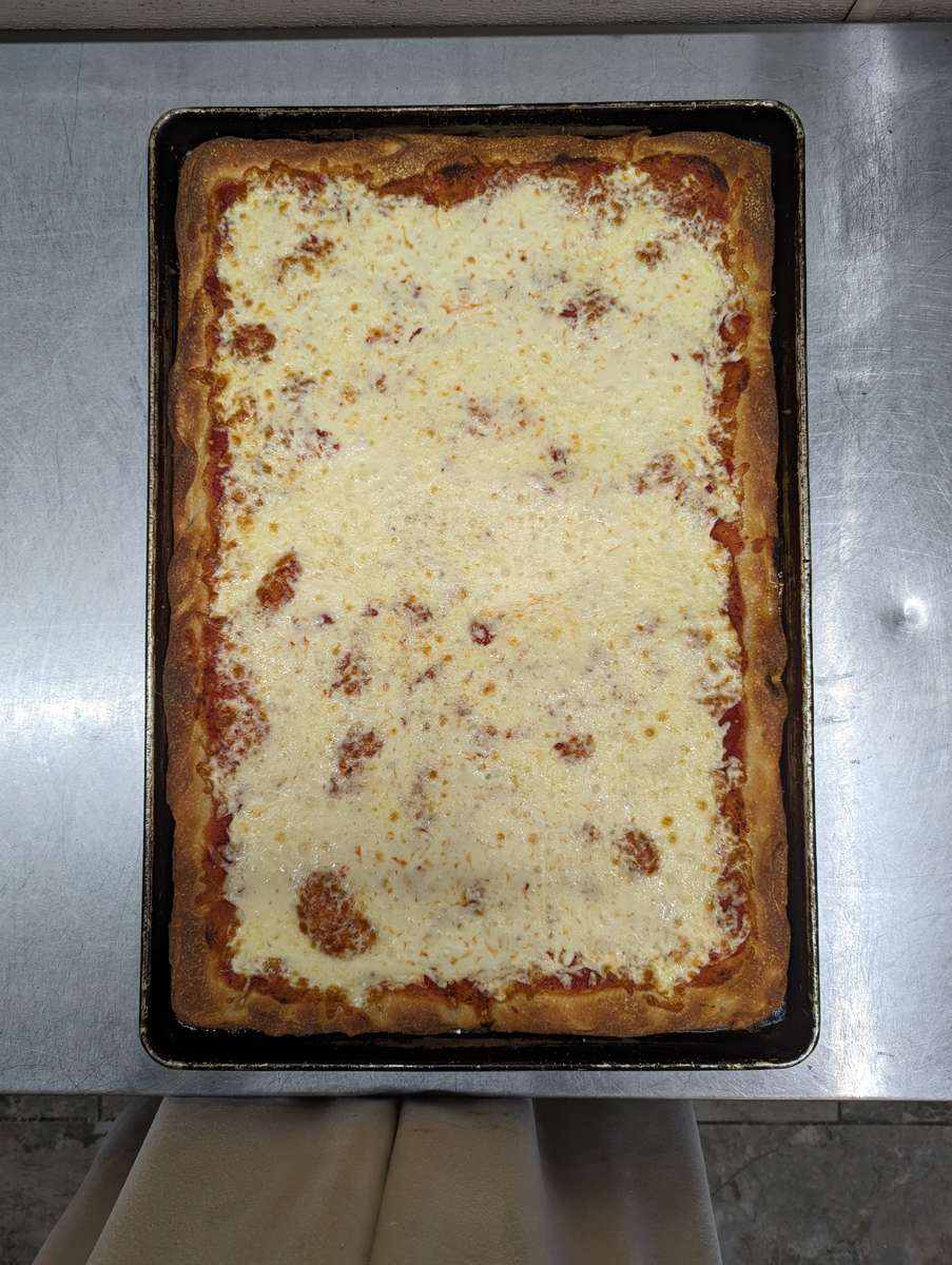 Thick-Crust Sicilian-Style Pizza