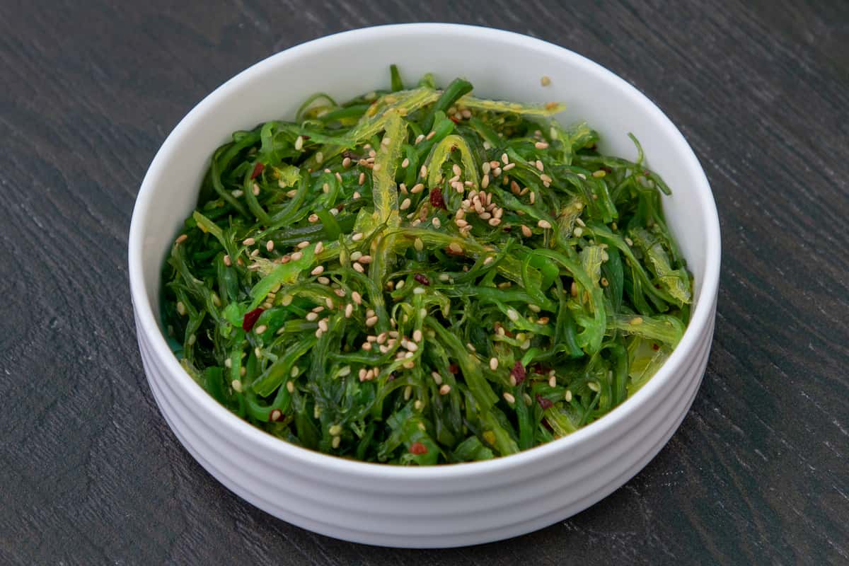 Simple Asian Seaweed Salad with Wakame