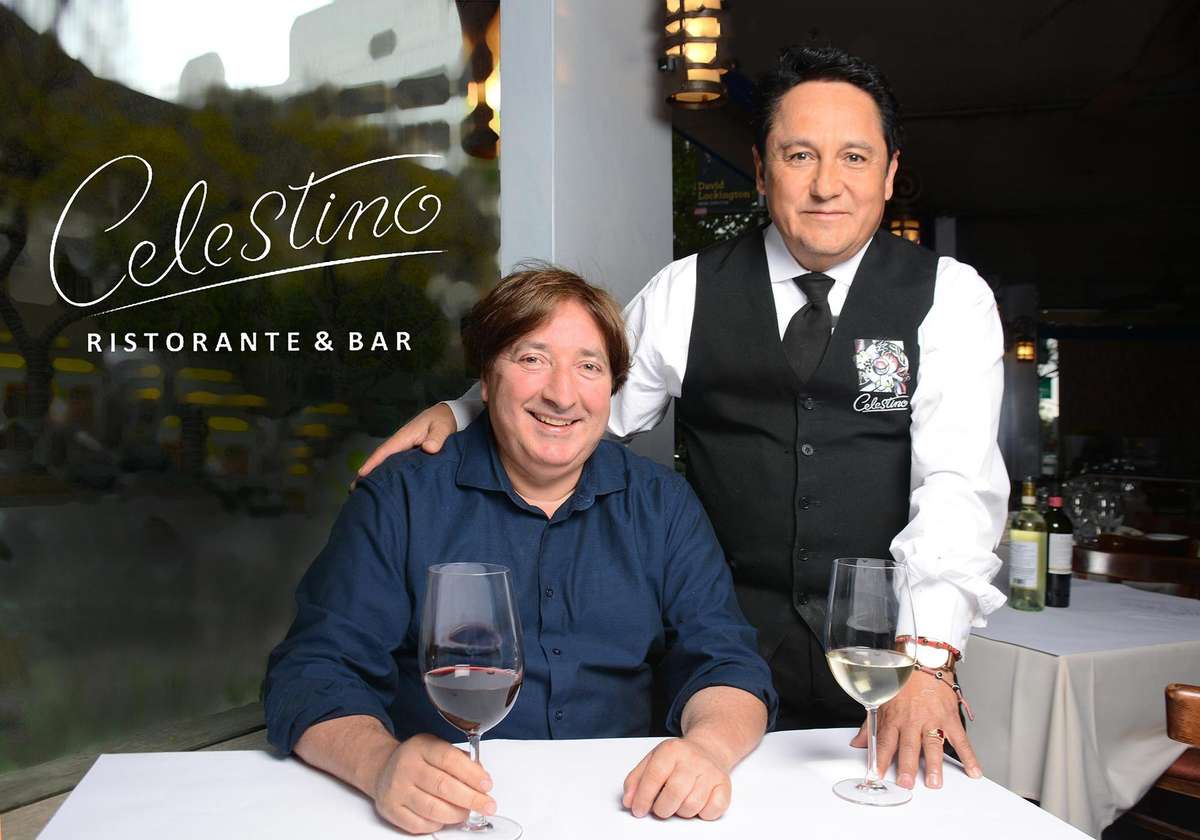 Assorted Italian dishes including pasta and appetizers served at Celestino Pasadena