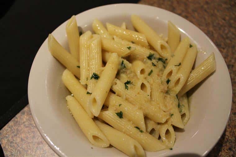 penne pasta in a bowl