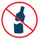 No glass