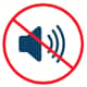 No sound amplification