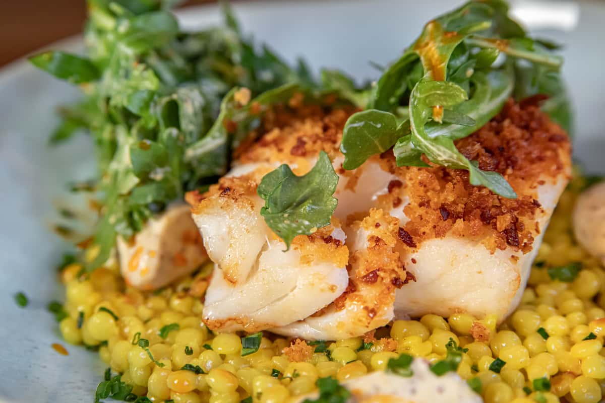 Butter And White Wine Baked Cod