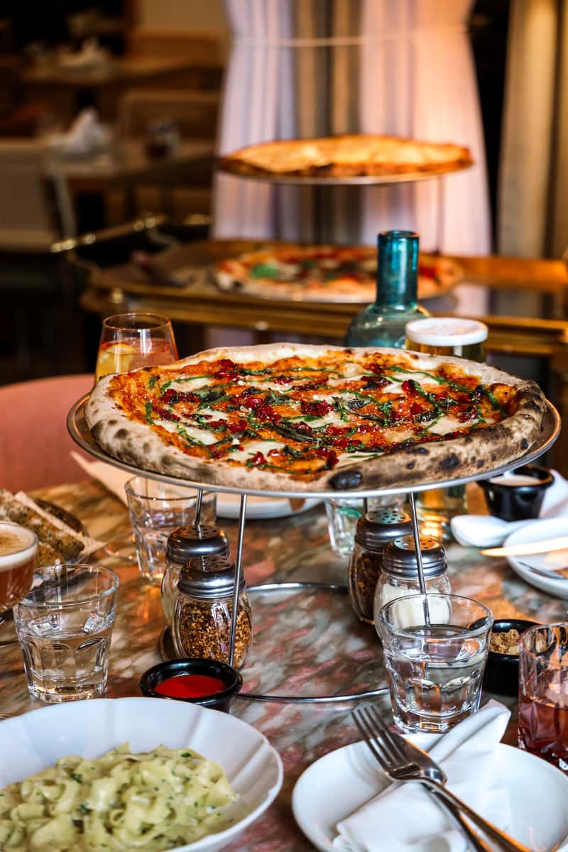 VTV Vodka Pizza Tablescape