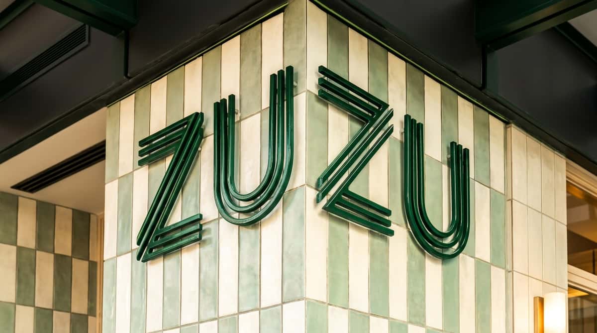 Cafe ZUZU restaurant signage exterior