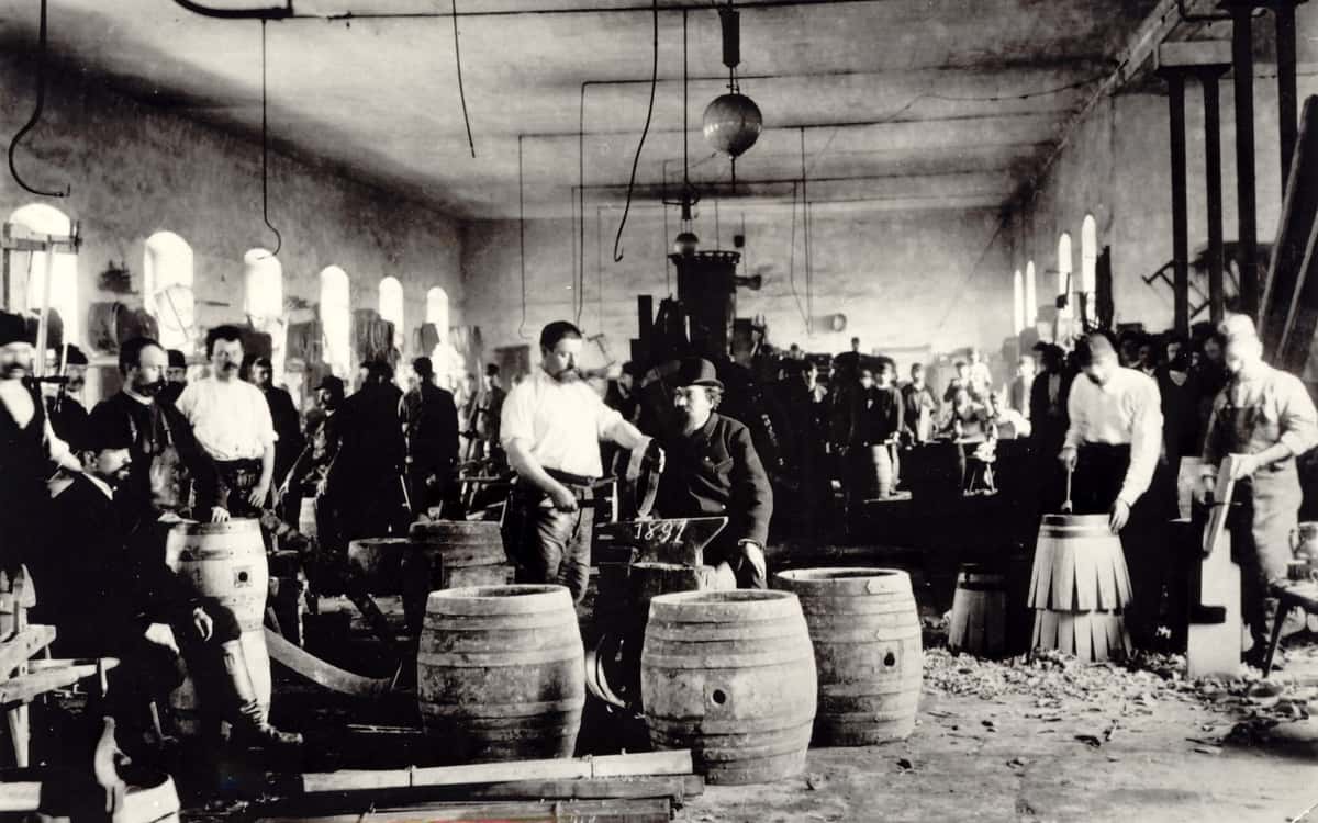 Old photo of the Pivovar Brewery