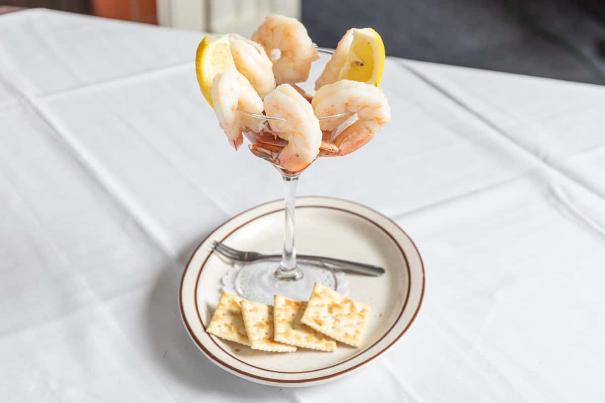 Jumbo Shrimp Cocktail (6) Menu Eric's Porter Haus