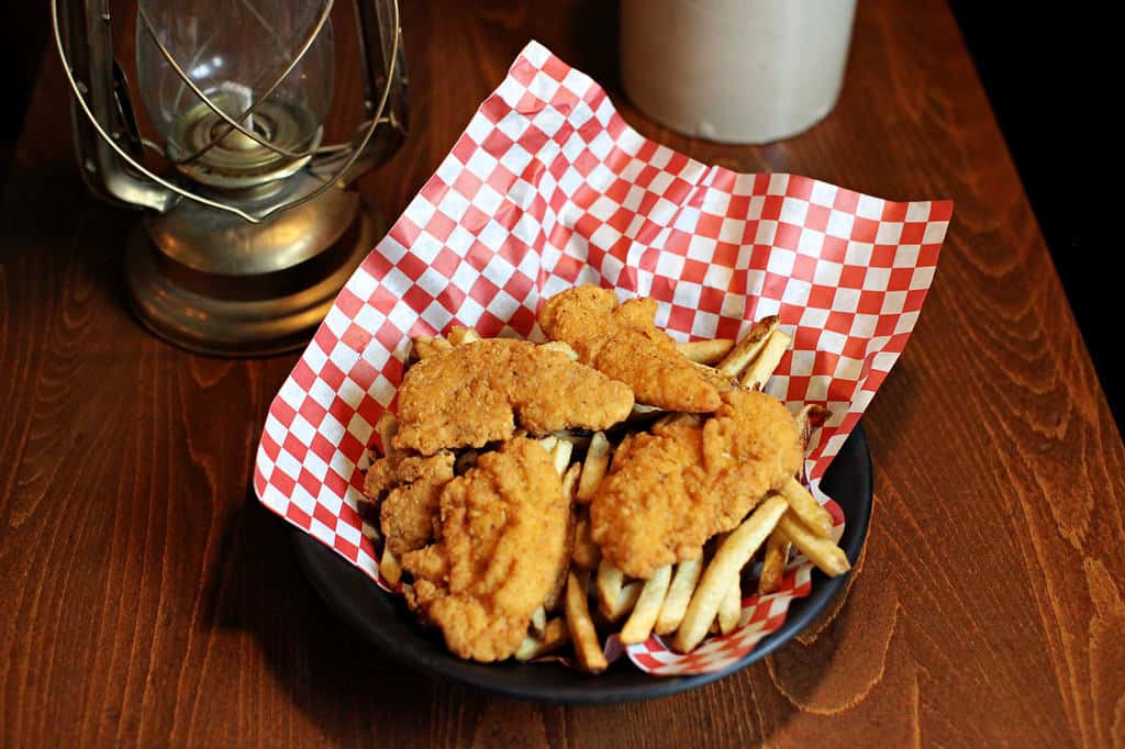 4pc Chicken Strip Basket Lunch & Dinner Burger Claim Burger Joint