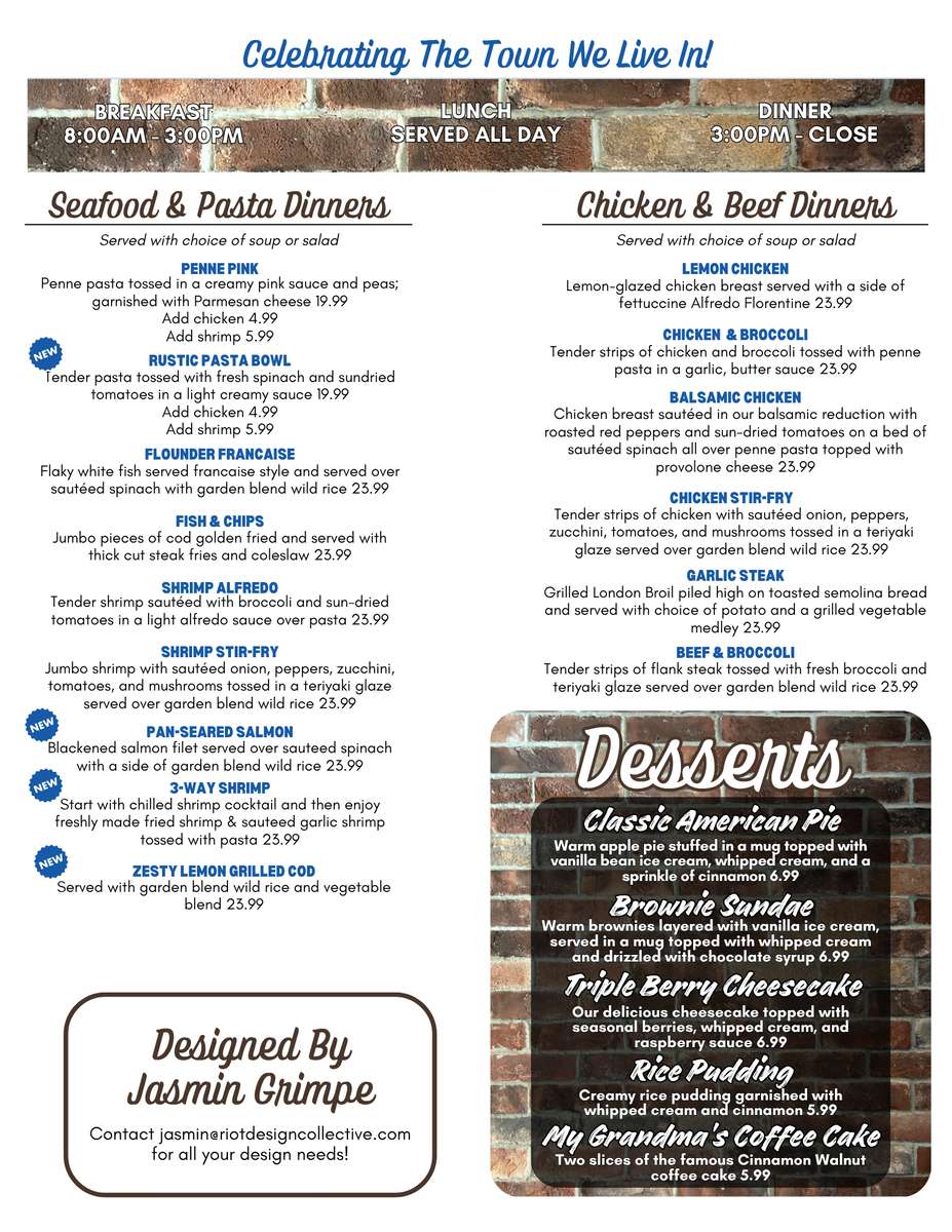 dinner entrees