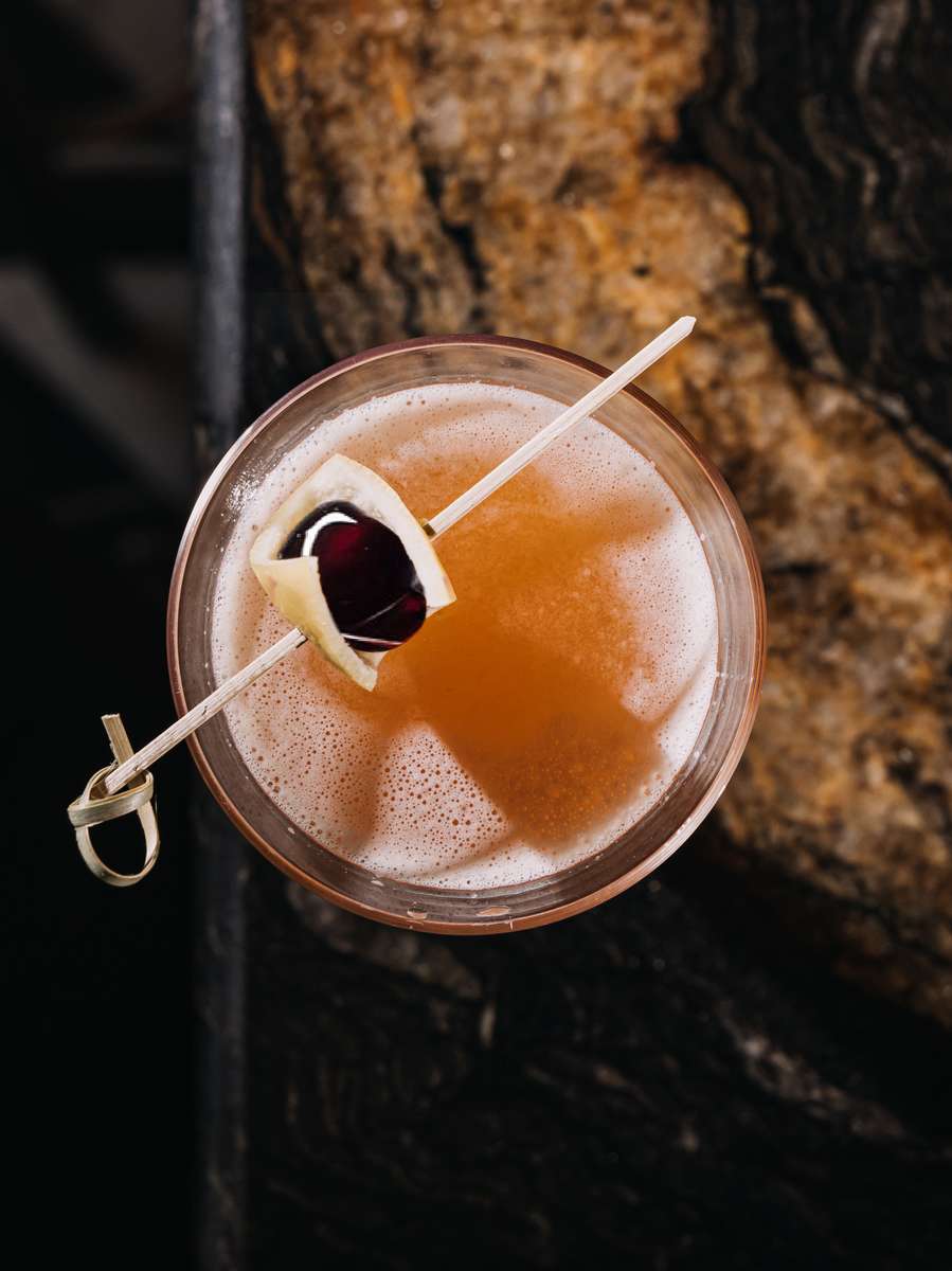 come on and slam cocktail overhead shot