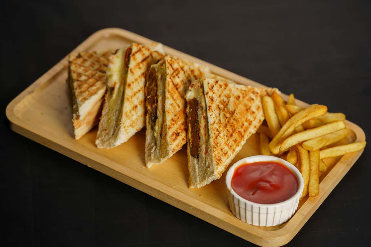 sandwiches and fries