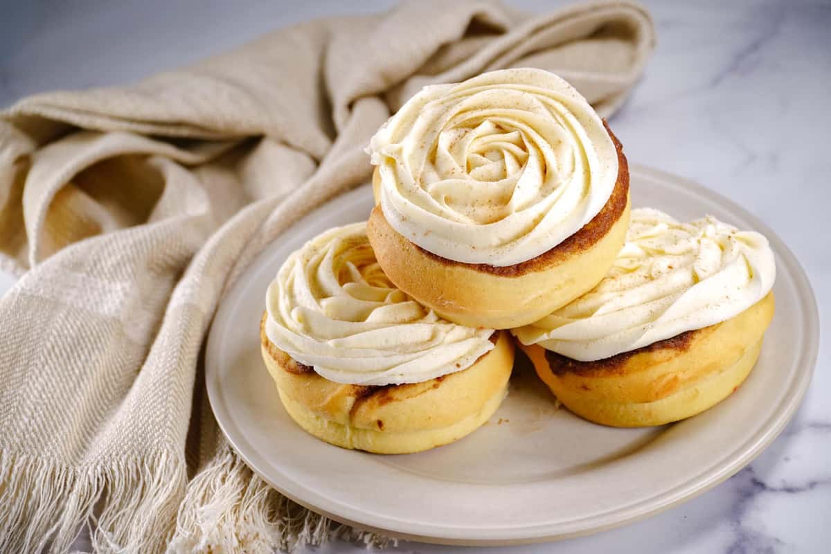 Classic Cinnamon with Cream Cheese Frosting