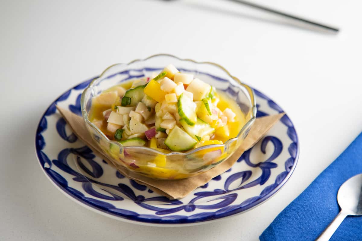 Heart of Palm Ceviche (Vegan) Lunch Menu Best Mexican Restaurant in