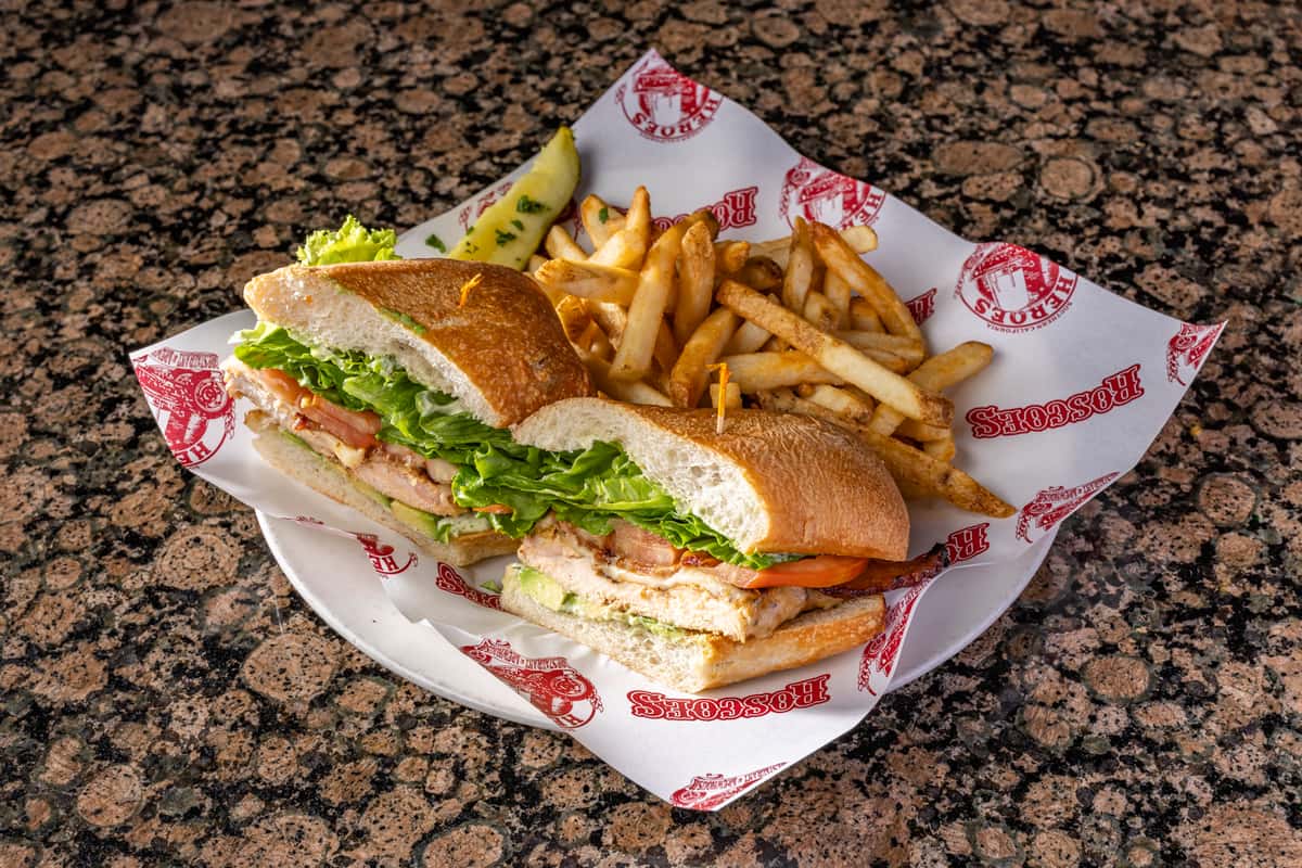 California Chicken Club RIVERSIDE-Heroes Brewpub in Riverside, CA