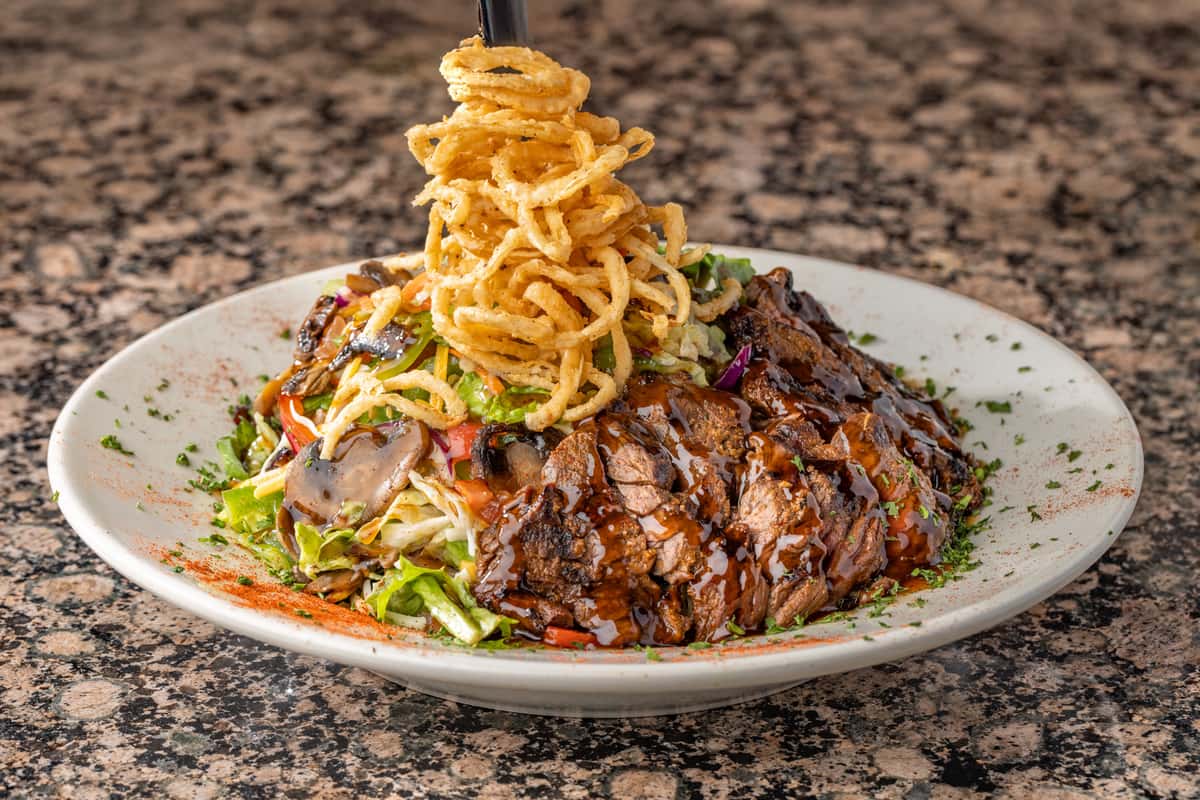 Bourbon Steak Salad Roscoe's Chino Hills Family Style