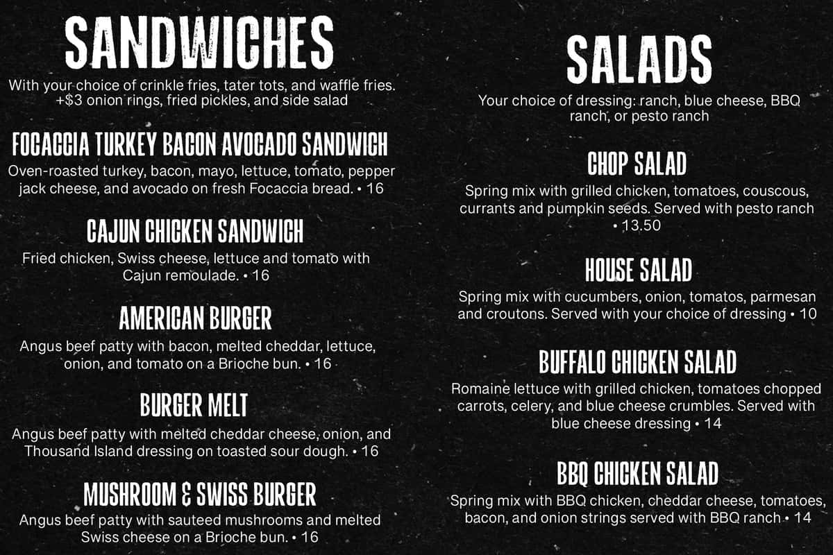 Sandwiches and Salad