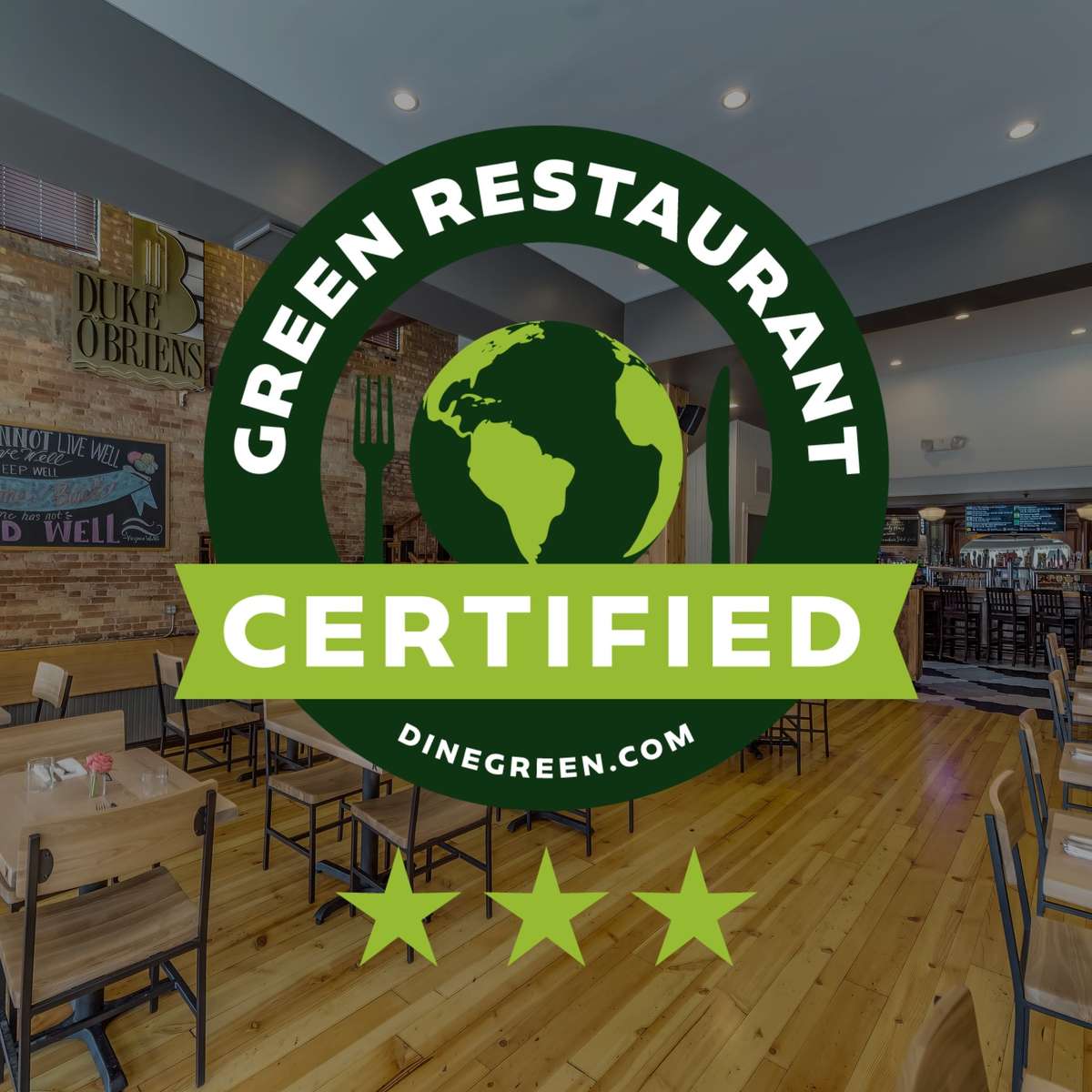 green restaurant certification seal