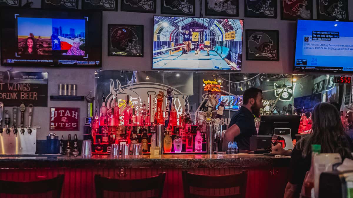 Bar area