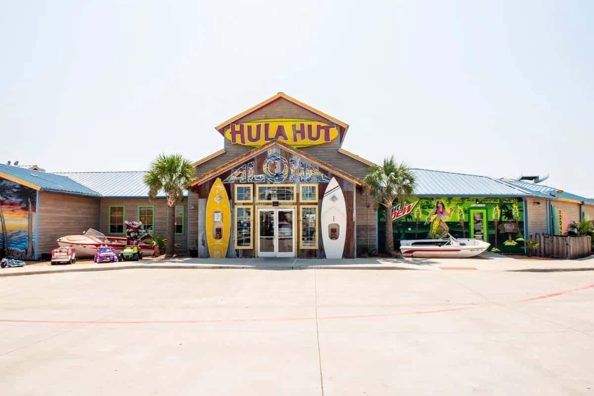 Hula hut exterior