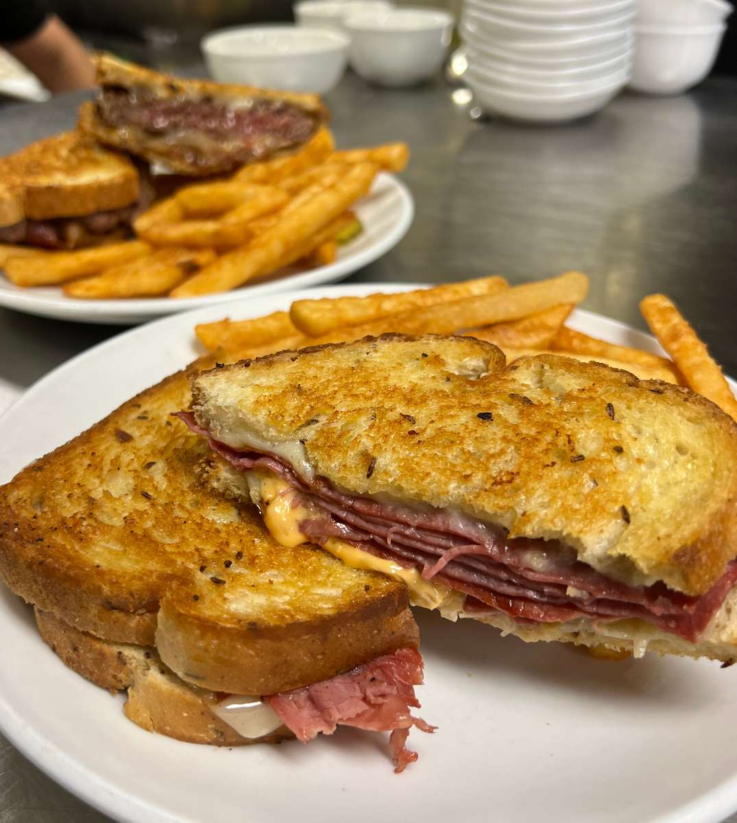 Reuben Sandwich with Fries