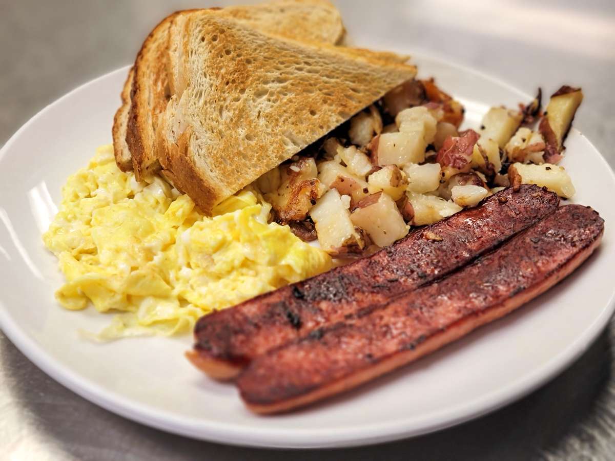 smoke sausage breakfast
