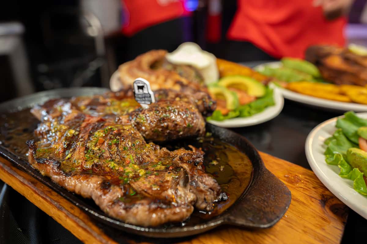 grilled steak