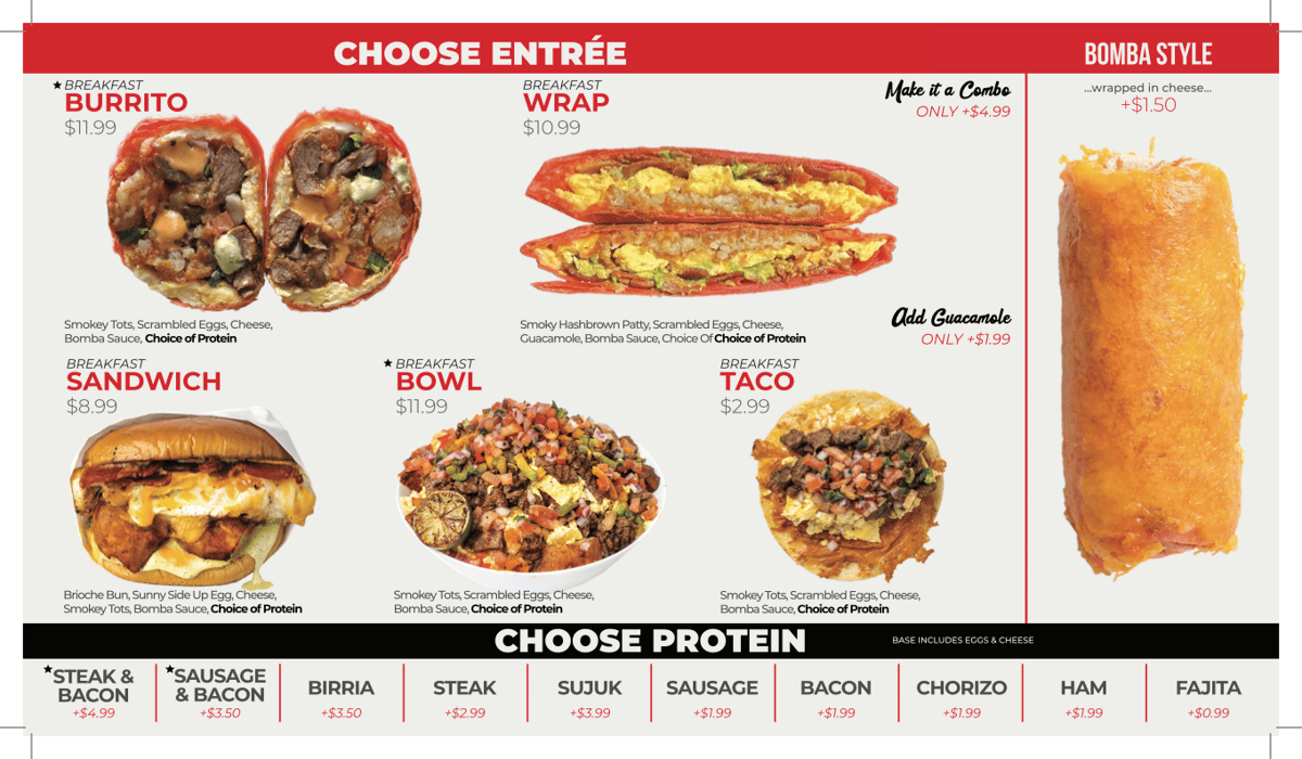 Breakfast Menu