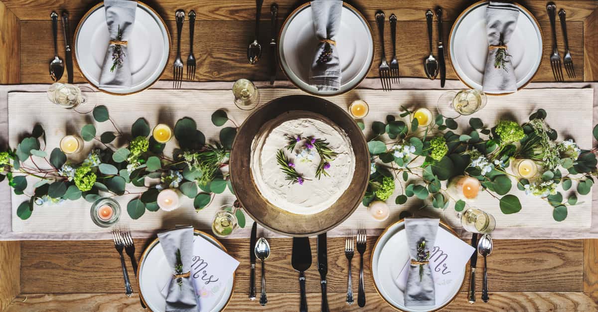 wedding tablesetting