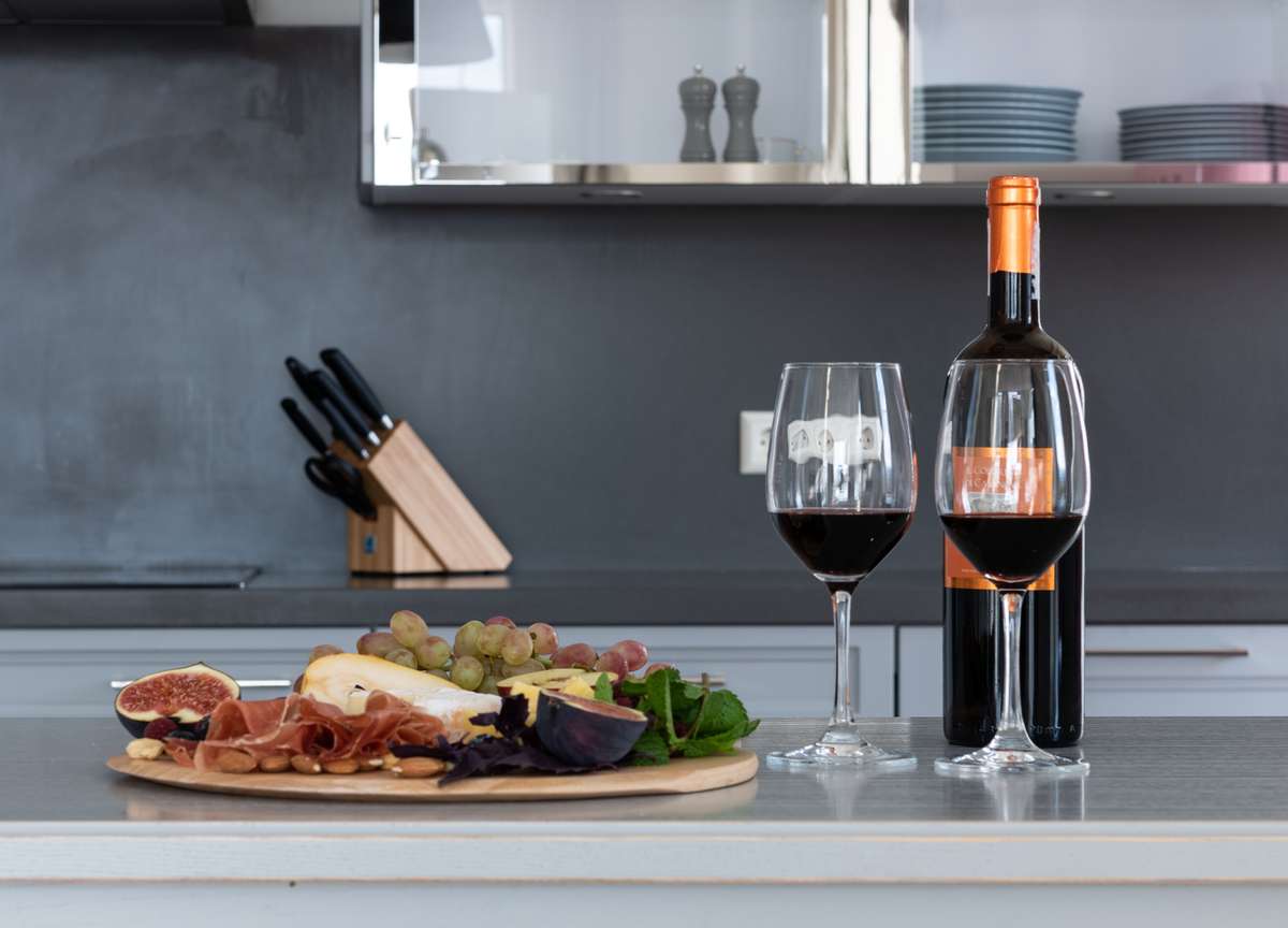 wine and cheese