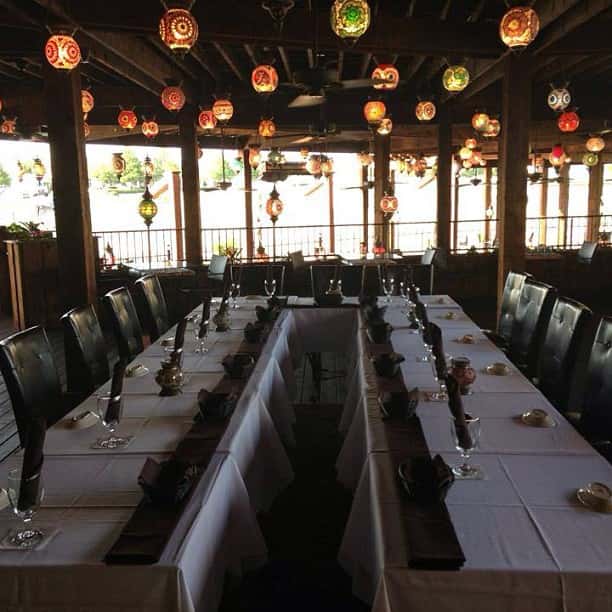 Tables setup for a private event