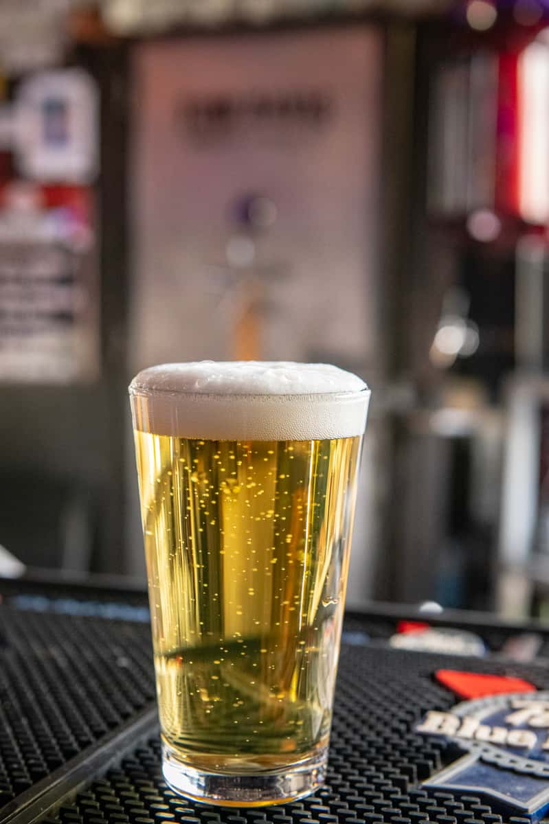 Glass of beer